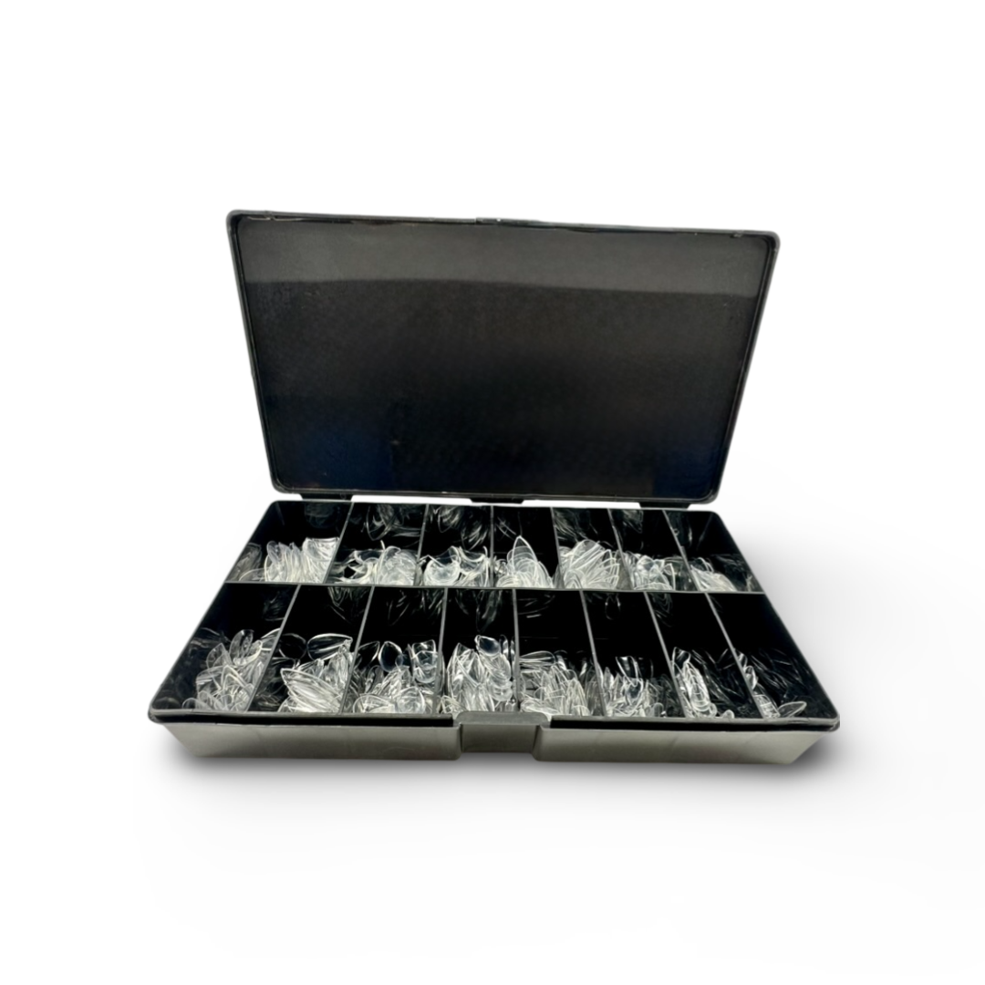 Nail Kingdom - Soft Gel Nail Tips (600 pcs) Stiletto XS
